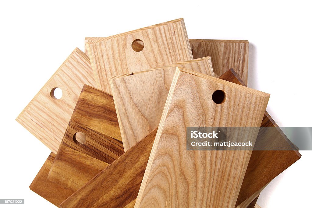 Stos drewna deski do krojenia - Zbiór zdjęć royalty-free (Bez ludzi)