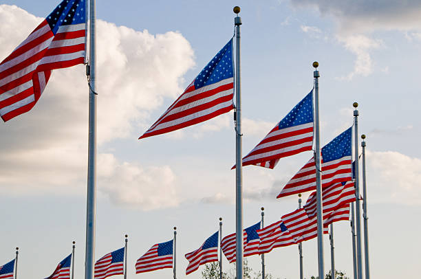 istock US flags of the Washington Monument 187021072