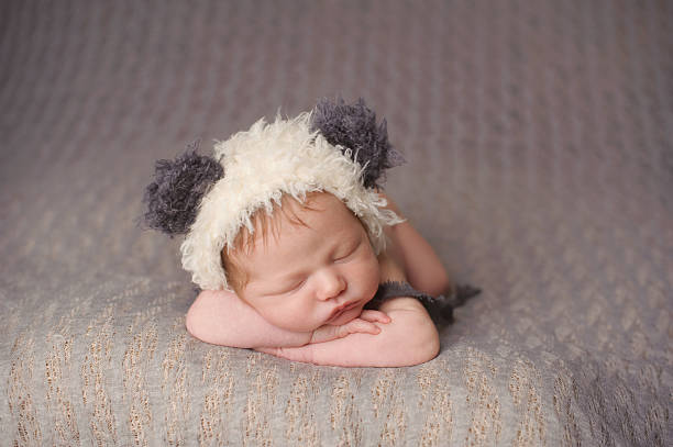 istock Closeup of Newborn Boy Sleeping 187021538