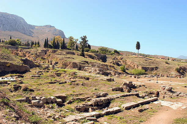 istock Ruins of the Ancient Corinth - Greece 187021935