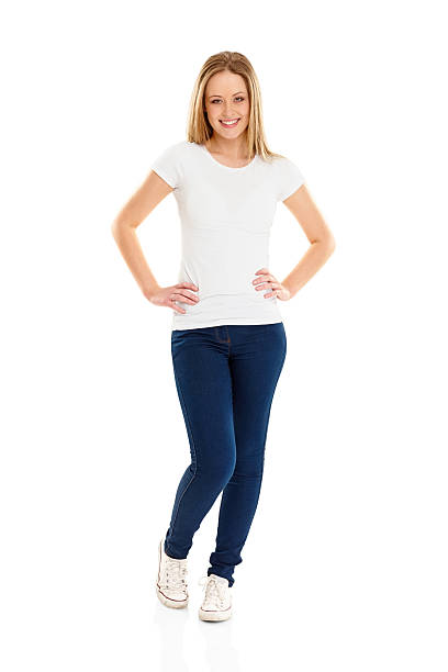 istock Attractive young girl standing with her hands on hips 187023829