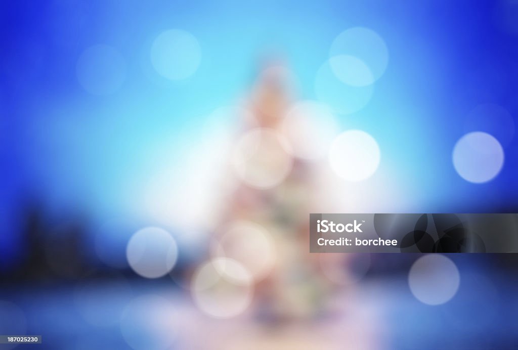 Luces de Navidad - Foto de stock de Azul libre de derechos