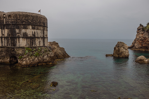 Fort Lovrijenac or St. Lawrence Fortress in Dubrovnik, Croatia