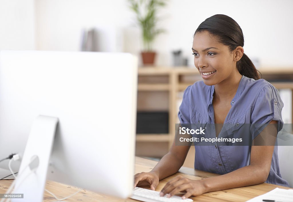 Wunderschöne junge go-getter - Lizenzfrei Büro Stock-Foto