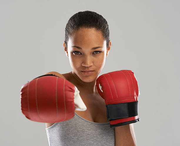 istock Punching weight-gain in the face 187025819
