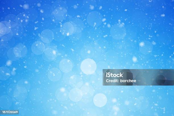 Snowy Background Stock Photo - Download Image Now - Abstract, Backgrounds, Beauty In Nature