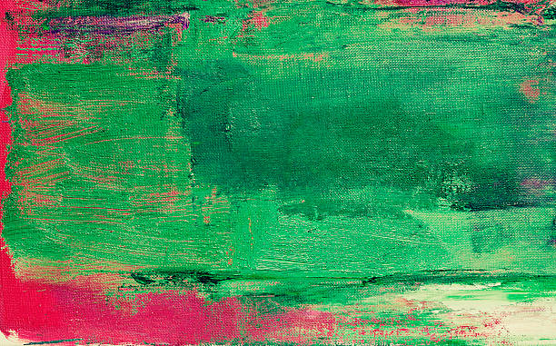 istock Abstract painted red and green  art backgrounds. 187027653