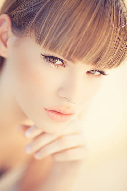 istock Young beautiful woman 187027848