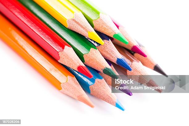 Photo libre de droit de Crayons De Couleurs banque d'images et plus d'images libres de droit de Amonceler - Amonceler, Art, Art et Artisanat