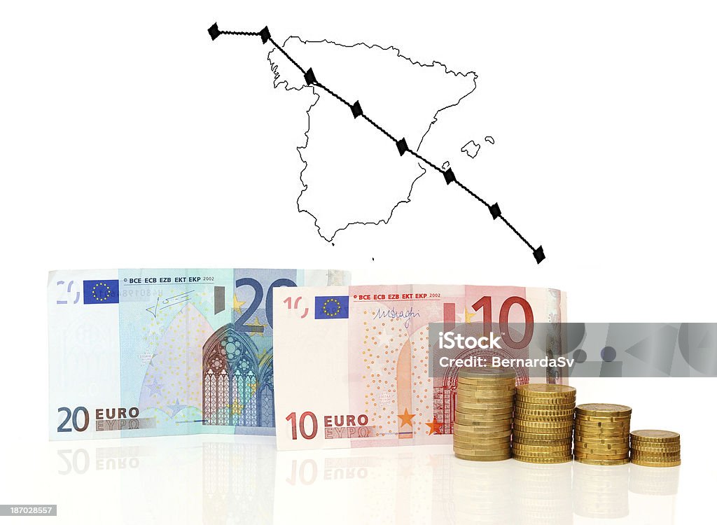 Spanien Krise - Lizenzfrei Bank Stock-Foto