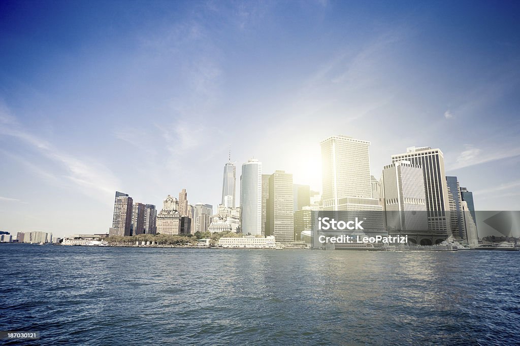 Vista di Lower Manhattan - Foto stock royalty-free di Ambientazione esterna