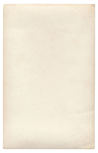 Blank paper isolated (clipping path included)