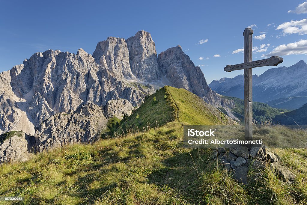 La di De di Col Puina (Dolomiti) - Foto stock royalty-free di Alpi