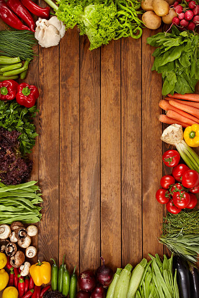 istock Vegetables On A Wooden Background 187031066