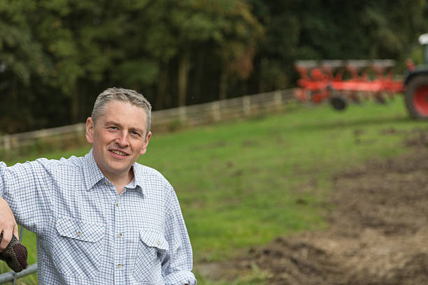 istock Middle aged male farm worker outdoors in Yorkshire England 187031478