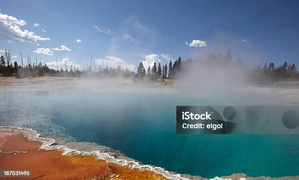 Yellowstone Schwarzen Pool West Thumb Geyser Basin Stockfoto und mehr Bilder von Brackwasser