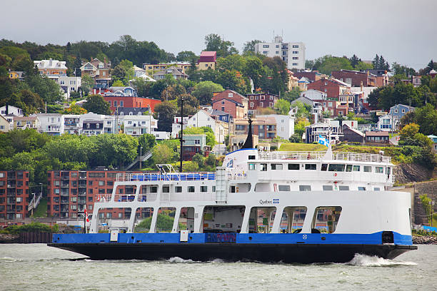 Levis City Ferry Boat  buzbuzzer quebec city stock pictures, royalty-free photos & images