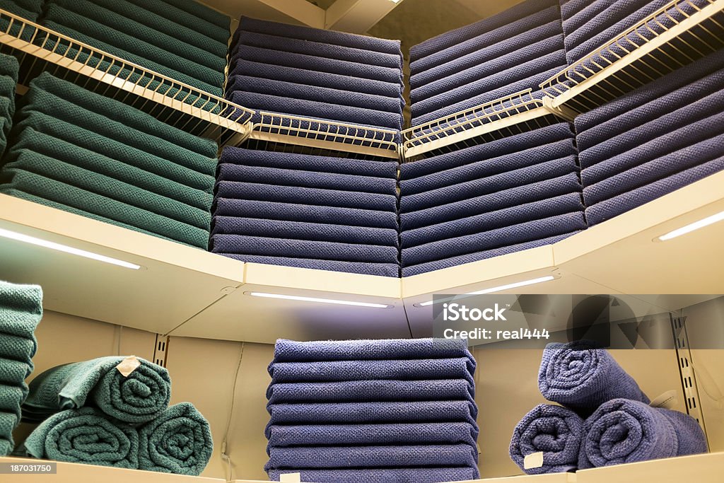 Colorido toalhas - Foto de stock de Mercadoria royalty-free
