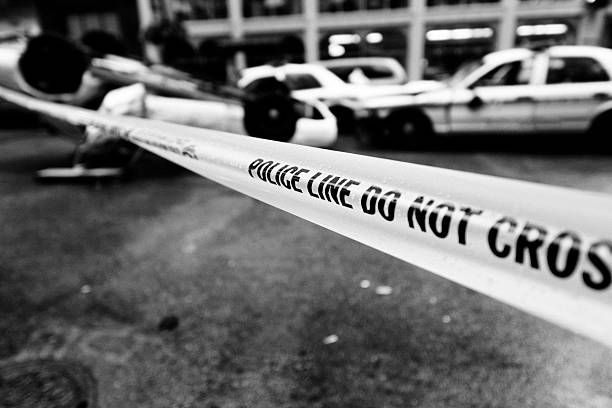 istock Car Auto Accidents, Chicago. Black And White 187031830