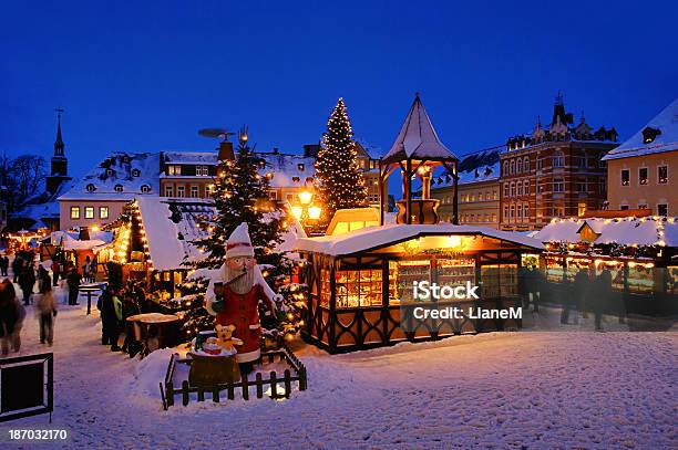 Annabergbuchholz Christmas Stock Photo - Download Image Now - Christmas Market, Germany, Christmas