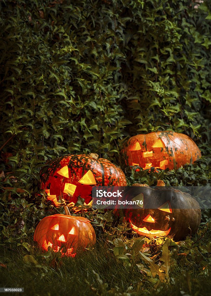 Halloween - Lizenzfrei Beleuchtet Stock-Foto