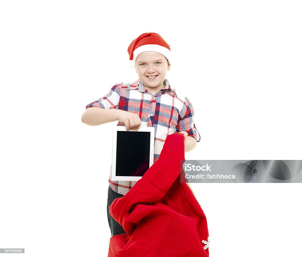 Meninos e Natal - Royalty-free 10-11 Anos Foto de stock