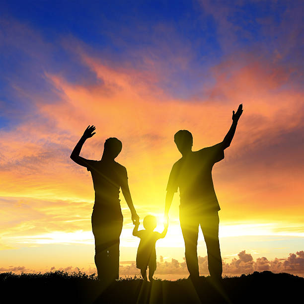 istock silhouette of family 187033718