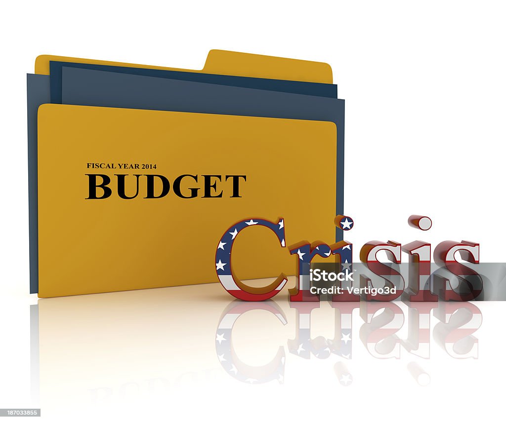 budget cartella con i documenti - Foto stock royalty-free di 2014