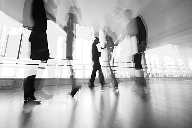 istock Business people on the move 187034142