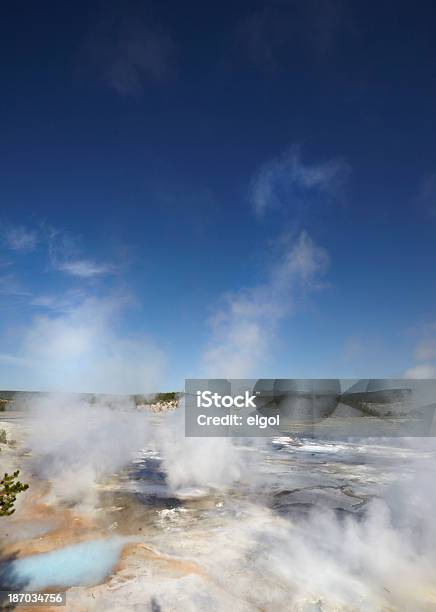 Tellowstone Cuenca Del Géiser Norris Foto de stock y más banco de imágenes de Agua - Agua, Aire libre, América del norte