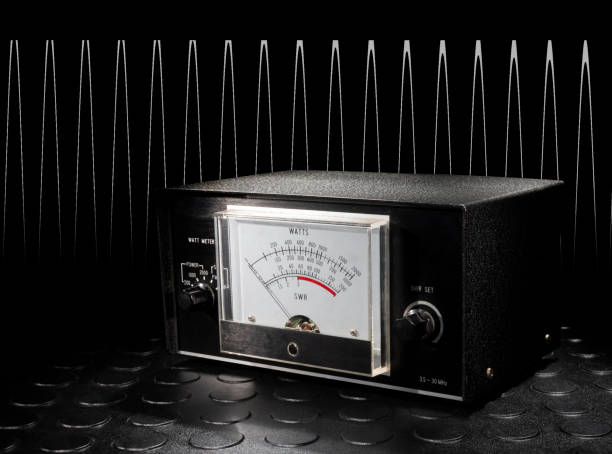 istock High amplitude sine wave behind a power meter 1870364265
