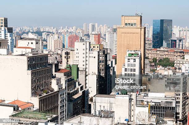 Sao Paulo A La Ciudad Foto de stock y más banco de imágenes de Aire libre - Aire libre, América del Sur, Arquitectura