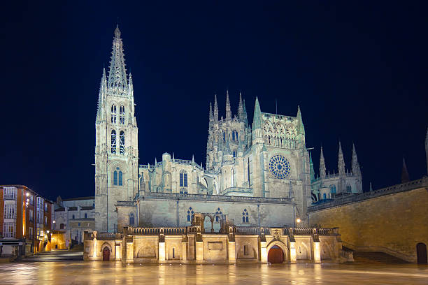 Burgos Cathedral stock photo