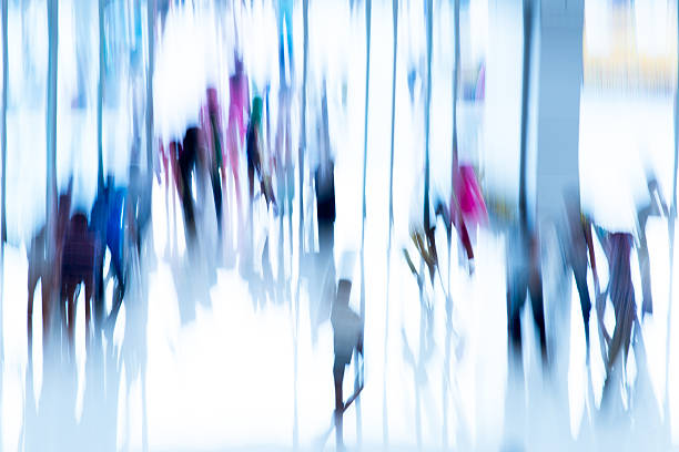 istock Blurred business people crowd 187037343
