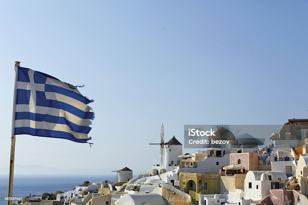 Santorini view (tamaño XXXL) - Foto de stock de Agua libre de derechos