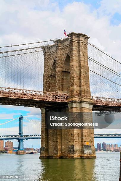 Бруклинский Мост Ньюйорк Сша — стоковые фотографии и другие картинки Архитектура - Архитектура, Без людей, Большой город