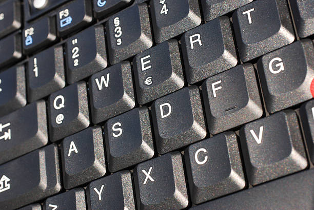 teclado de computador - d key imagens e fotografias de stock