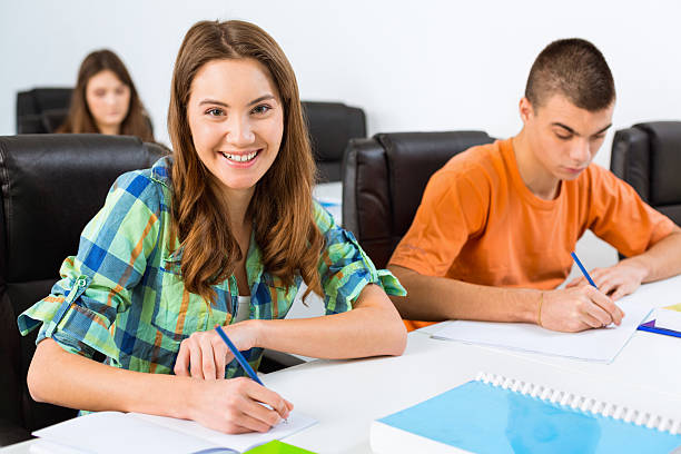 istock Teenage students in the classroom 187040531
