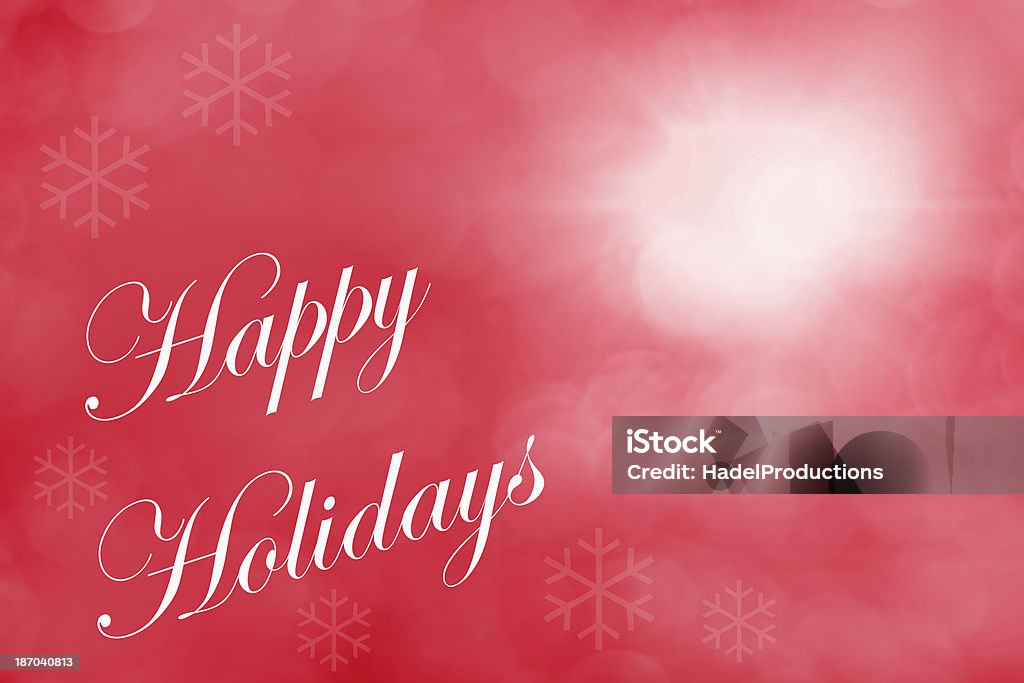 Feliz Natal Fundo vermelho - Royalty-free Felizes festividades - Frase curta Foto de stock