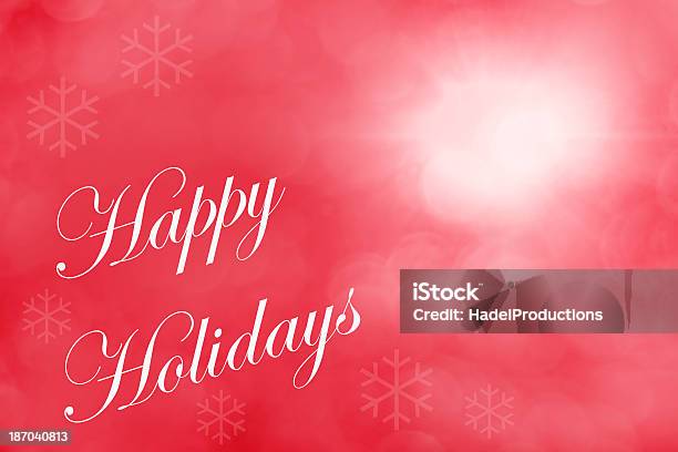 Feliz Natal Fundo Vermelho - Fotografias de stock e mais imagens de Felizes festividades - Frase curta - Felizes festividades - Frase curta, Vermelho, Abstrato