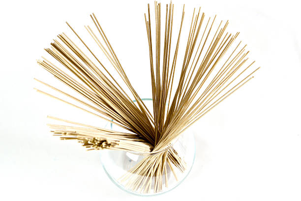 istock Buckwheat noodles in a glass 187040839