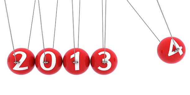 nowy rok 2014 r. - 2013 2014 personal organizer calendar zdjęcia i obrazy z banku zdjęć
