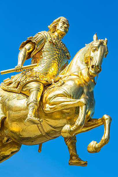 istock Golden Rider in Dresden 187041503