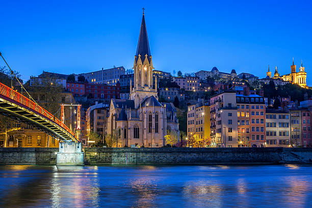 istock Famous church in Lyon 187041712