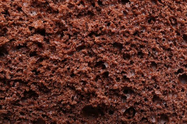 istock Tasty chocolate sponge cake as background, closeup 1870418047