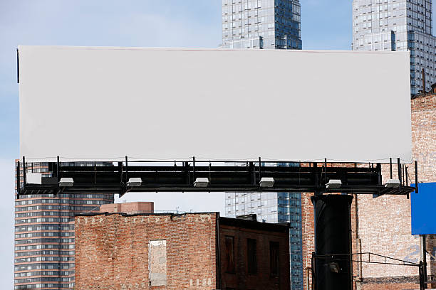 istock Blank billboard in the City. 187044940