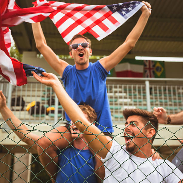 istock american supporter at the stadium 187045717