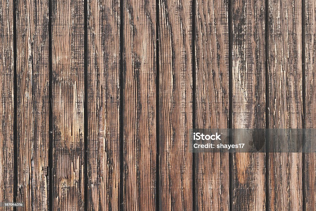 Vecchia parete della tavola - Foto stock royalty-free di Assicella di copertura in legno