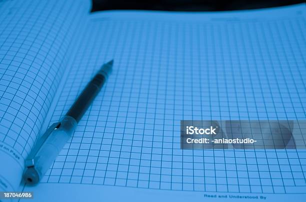 Science Date Notebook Stock Photo - Download Image Now - Abstract, Backgrounds, Ballpoint Pen