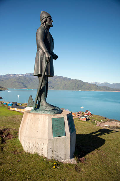 istock Statue of Eric the Red. Greenland 187047091